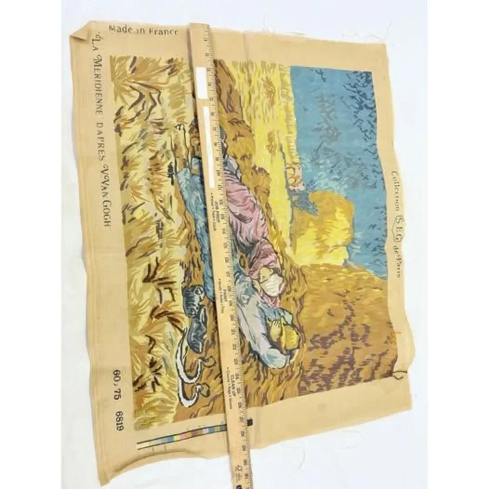 Vintage Large Tapestry 6819 La Meridienne (The Siesta) Vincent Van Gogh